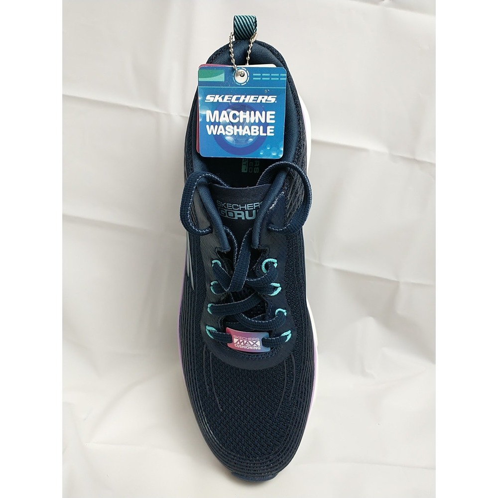 SKECHERS WOMEN'S MAX CUSHIONING ELITE 17693NVLV RUNNING SHOES Size 11 Ortholite - Picture 6 of 16